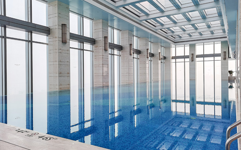 長沙瑞吉酒店-泳池項目案例鑒賞實拍圖