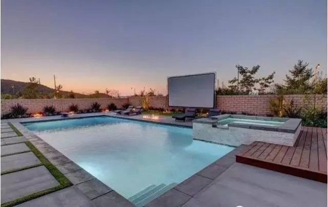 泳池影院,拼裝式泳池