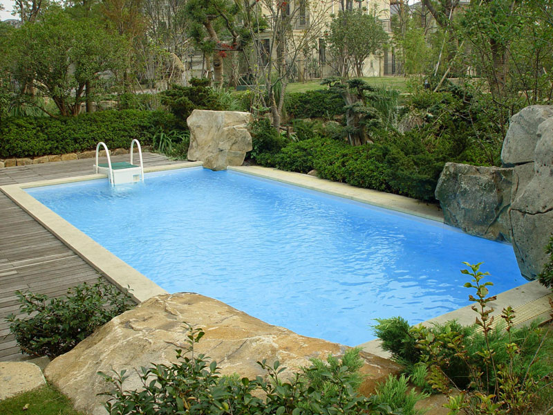 自建別墅游泳池,別墅泳池一體化水處理設備,別墅游泳池水處理設備